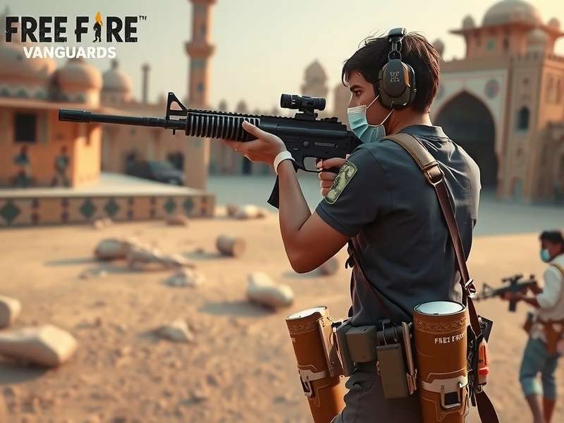 Free Fire Avengers - Pro Player Strategy Free Fire Avengers pro player showing advanced shooting technique in Rajasthan Fort